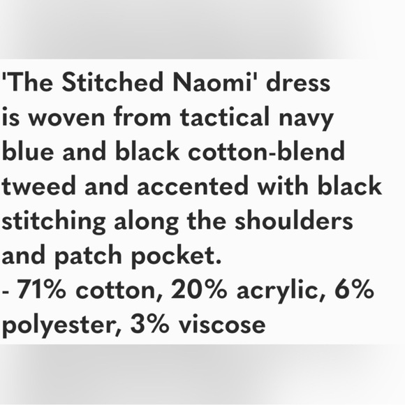 HATCH The Stitched Naomi Tweed Mini Dress - Picture 5 of 5